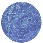 Glittergel blau irisierend
