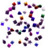Strasssteine Acryl muliticolor