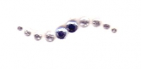 10 Bindis,bleu-crystal-Welle